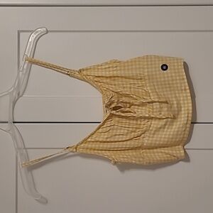 Hollister yellow tank top